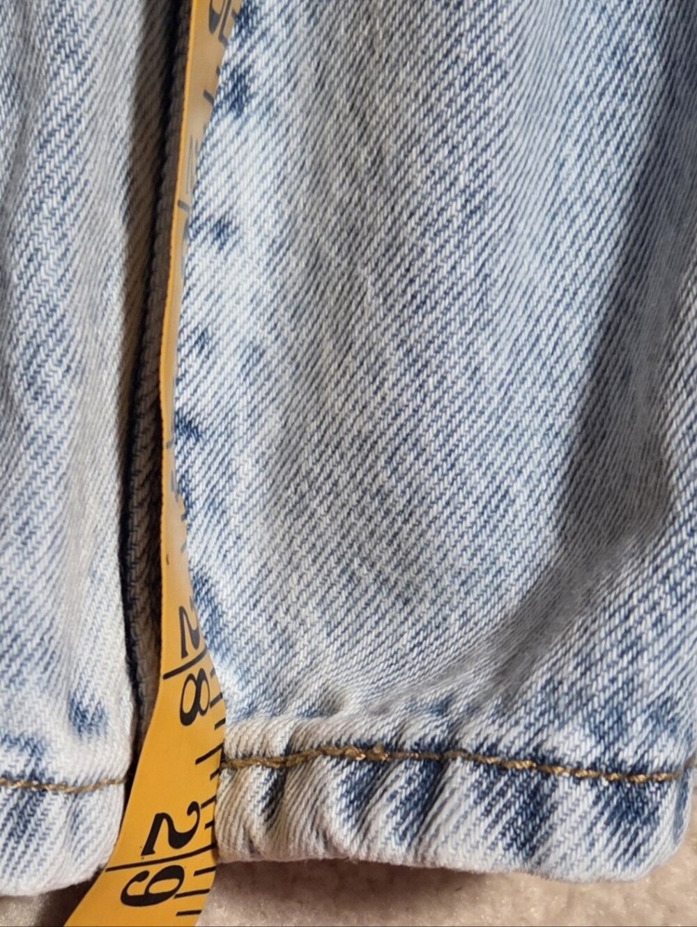 Levis Womens 94 Baggy Wide Leg Blue Jeans Size 26 - Picture 9 of 9